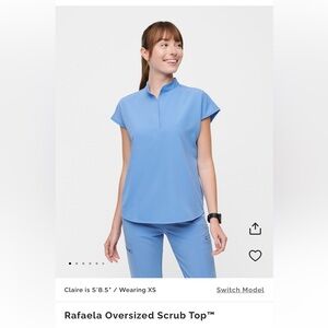 Figs scrub top